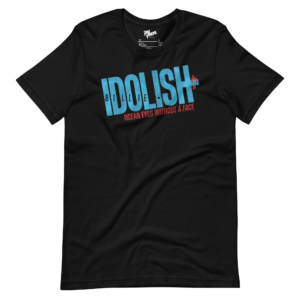 unisex-staple-t-shirt-black-front-6a18b3df20196.png Billie Idolish - Ocean Eyes Without A Face