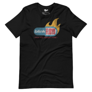 unisex-staple-t-shirt-black-front-6a1981f35d28a.png Blink Floyd - Wish You Weren't Here