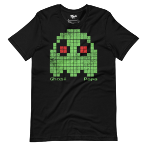 unisex-staple-t-shirt-black-front-6a1985f385098.png Ghost Papa