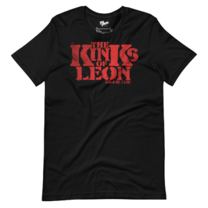 unisex-staple-t-shirt-black-front-6a198d168b9d6.png Kinks Of Leon - Lola On Fire