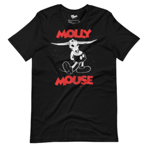 unisex-staple-t-shirt-black-front-6a1994dbe93f9.png Molly Mouse