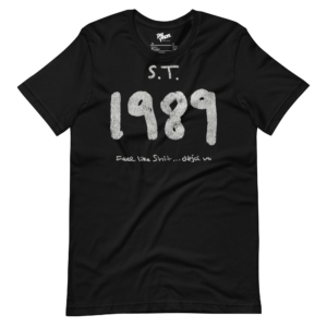 unisex-staple-t-shirt-black-front-6a19a184c81be.png Suicidal Taylor - 1989