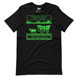 unisex-staple-t-shirt-black-front-6a1aec210350a.png Oregon Dan