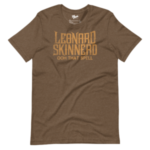 unisex-staple-t-shirt-heather-brown-front-6a1c833c56afa.png Leonard Skinnerd