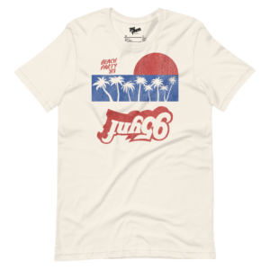 unisex-staple-t-shirt-vintage-white-front-6a1c1ce21154b.png Beach Party '83